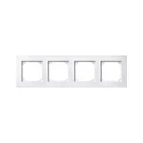 MERTEN 486419 Abdeckrahmen M-Plan 4-fach | polarweiß matt