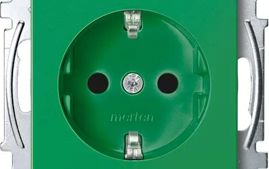 MERTEN MEG2300-0304 EDV-Steckdose Design Standard | grün