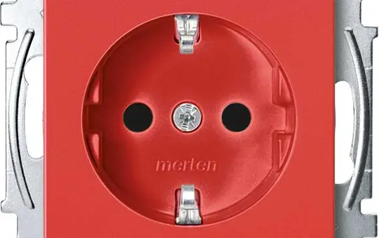 MERTEN MEG2300-0306 EDV-Steckdose Design Standard | rubinrot