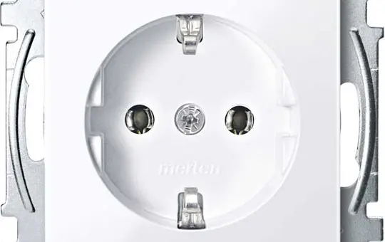 MERTEN MEG2301-0325 SCHUKO-Steckdose System M Standard | aktivweiß glänzend