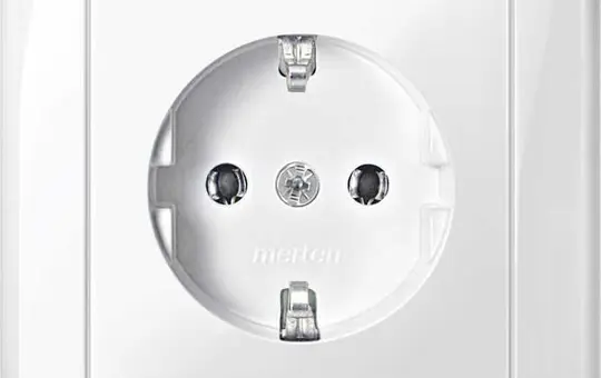 MERTEN MEG2301-1419 SCHUKO-Steckdose komplett M-Smart 1-fach | polarweiß glänzend