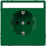 MERTEN MEG2302-6004 beschr. EDV-Steckdose Design Berührungsschutz | grün