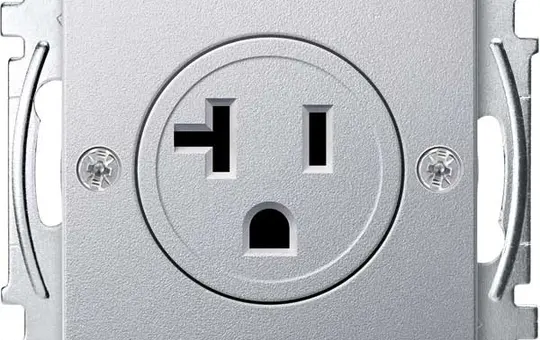 MERTEN MEG2156-0460 internationale Steckdose System M US NEMA, 20 A | aluminium