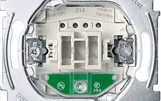 MERTEN MEG3606-0000 Wipp-Kontrollschalter Wechselschalter, 16 A