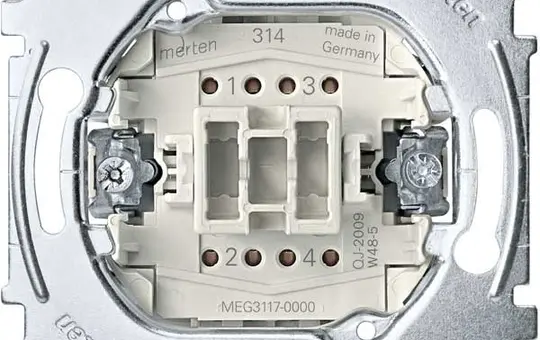 MERTEN MEG3117-0000 Wippschalter Kreuzschalter