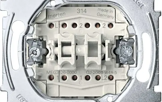 MERTEN MEG3126-0000 Wippschalter Wechsel-/Wechselschalter