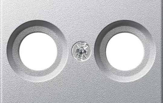 MERTEN MEG4122-0460 Antennenabdeckung System M 2-fach | aluminium