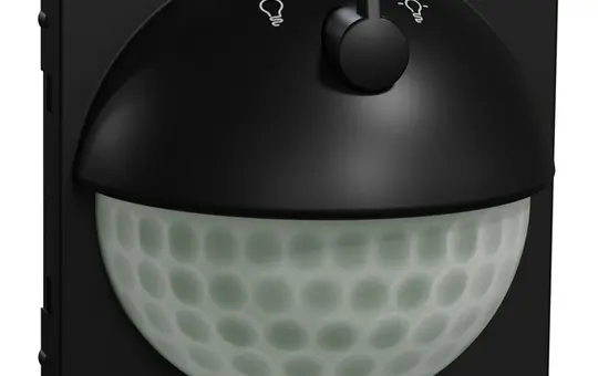 MERTEN MEG5711-0403 Bewegungsmelder ARGUS 180 UP System M Schalter, Ocean Plastic | schwarz matt