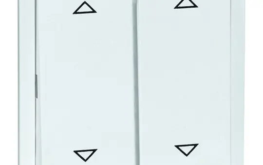 PEHA 00157811 Jalousiewippe AURA 2-fach, 4 Pfeile | alu