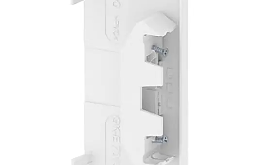 OBO BETTERMANN 6274570 Endstück Polyvinylchlorid | reinweiß | 70x130 mm