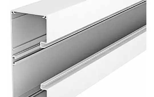 OBO BETTERMANN 6279100 Geräteeinbaukanal Aluminium, symmetrisch | reinweiß | 70x170 mm