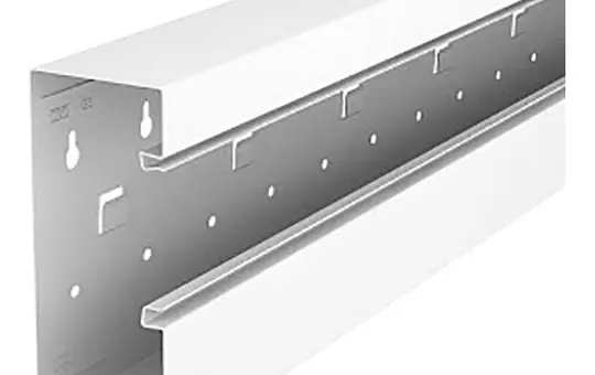 OBO BETTERMANN 6277800 Geräteeinbaukanal Stahl, asymmetrisch, 1-teilig | reinweiß | 70x170 mm