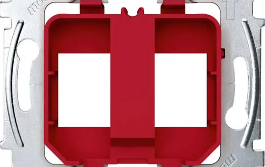 MERTEN MEG4566-0006 Tragring für Modular Jack rot
