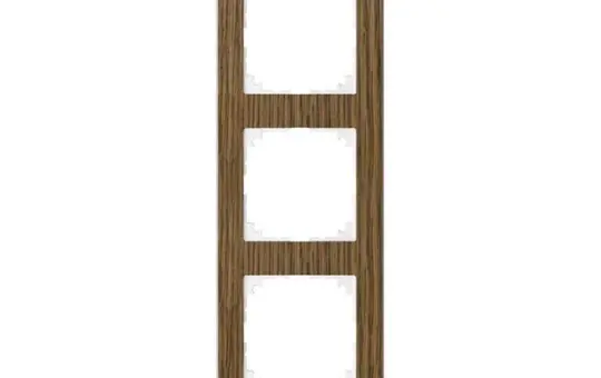 MERTEN MEG4030-3674 Abdeckrahmen M-Pure 3-fach | eiche/aktivweiß