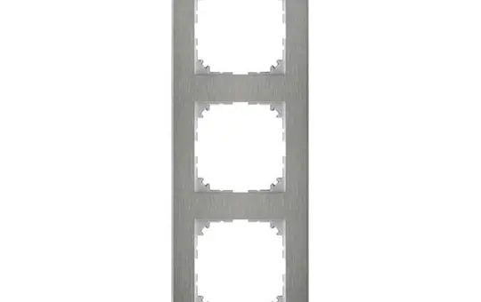 MERTEN MEG4030-3646 Abdeckrahmen M-Pure 3-fach | edelstahl/aluminium