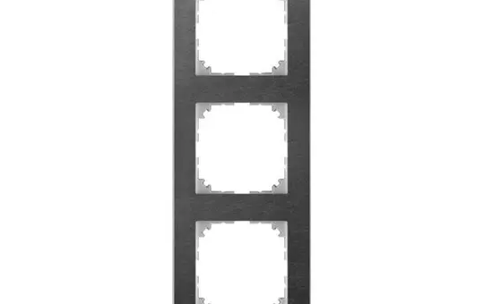 MERTEN MEG4030-3669 Abdeckrahmen M-Pure 3-fach | schiefer/aluminium