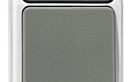 MERTEN MEG3117-8029 Wippschalter AQUASTAR Kreuzschalter | lichtgrau