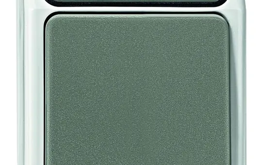 MERTEN MEG3154-8029 Wipptaster AQUASTAR Schließer, Meldekontakt | lichtgrau