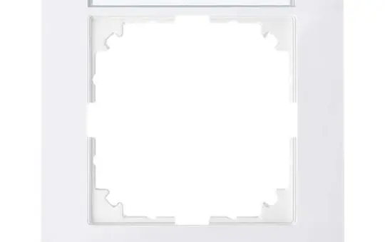 MERTEN MEG4011-3619 beschr. Abdeckrahmen M-Pure 1-fach | polarweiß