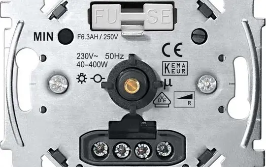 MERTEN MEG5132-0000 Drehdimmer R, 40-400 W, Wechselschalter