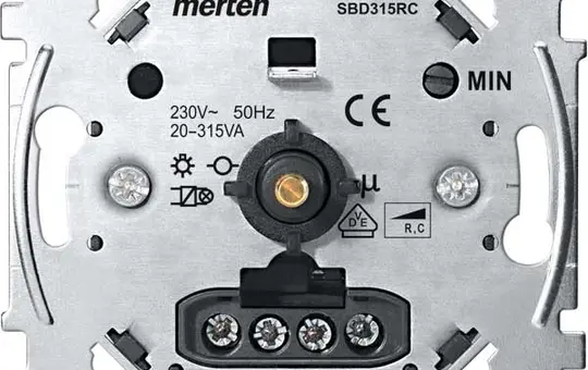 MERTEN MEG5136-0000 Drehdimmer RC, 20-315 W