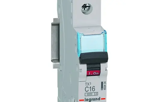 LEGRAND 403434 TX³ Leitungsschutzschalter 1-polig Typ C 16 A