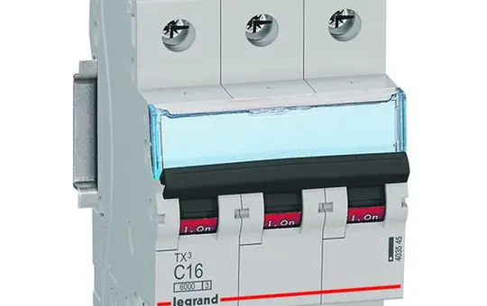 LEGRAND 403545 TX³ Leitungsschutzschalter 3-polig Typ C 16 A