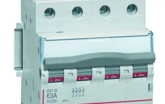 LEGRAND 406487 DX³ Lasttrennschalter 4-polig, 63 A