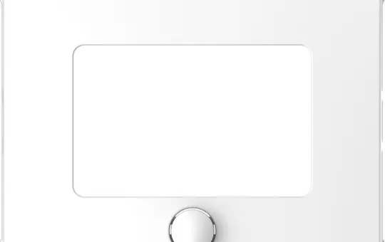 MERTEN MEG5775-6035 RTR-Abdeckung System Design Touch-Display | lotosweiß