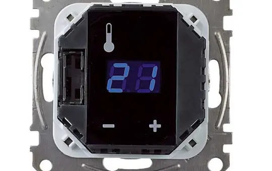 MERTEN MEG5775-0000 Raumtemperaturregler Schließer, 230 V, Display