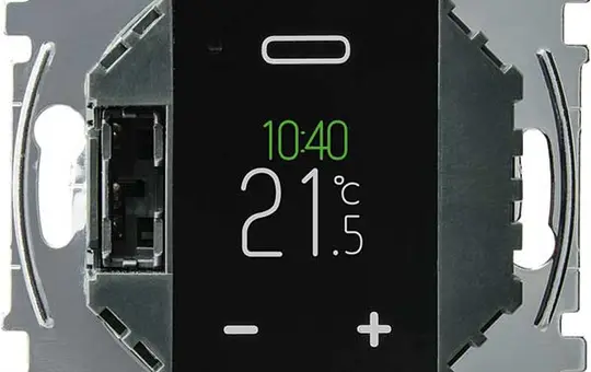 MERTEN MEG5776-0000 Raumtemperaturregler Schließer, 230 V, Display, programmierbar