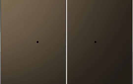 MERTEN MEG5226-6052 Wippe für Taster-Modul System Design 2-fach, Szene/leer, Thermoplast | moccametallic