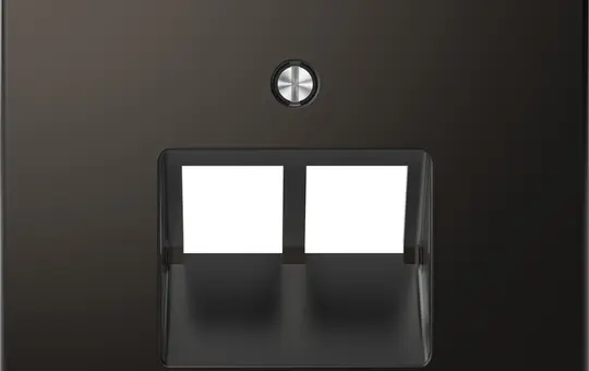 MERTEN MEG4522-6034 Netzwerkabdeckung System Design 2-fach | anthrazit