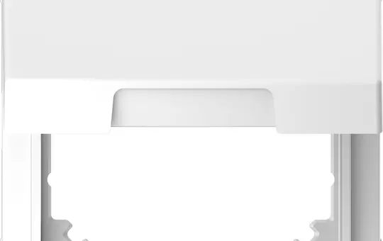 MERTEN MEG4081-6035 Zwischenrahmen System Design 50x50 mm, Klappdeckel | lotosweiß