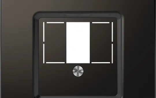 MERTEN MEG4250-6034 Telefonabdeckung System Design Schriftfeld | anthrazit