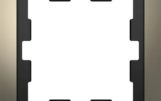 MERTEN MEG4010-6550 Abdeckrahmen D-Life 1-fach | nickelmetallic