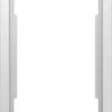 MERTEN MEG4025-6535 Abdeckrahmen D-Life 2-fach ohne Mittelsteg | lotosweiß