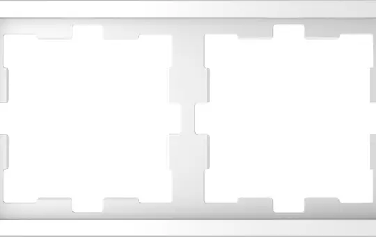 MERTEN MEG4020-6535 Abdeckrahmen D-Life 2-fach | lotosweiß