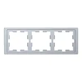 MERTEN MEG4030-6536 Abdeckrahmen D-Life 3-fach | edelstahl
