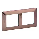 LEGRAND 754162 Abdeckrahmen Valena Life 2-fach | kupfer