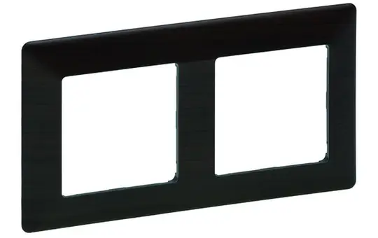 LEGRAND 754172 Abdeckrahmen Valena Life 2-fach | dark wood