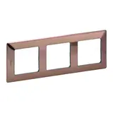 LEGRAND 754163 Abdeckrahmen Valena Life 3-fach | kupfer