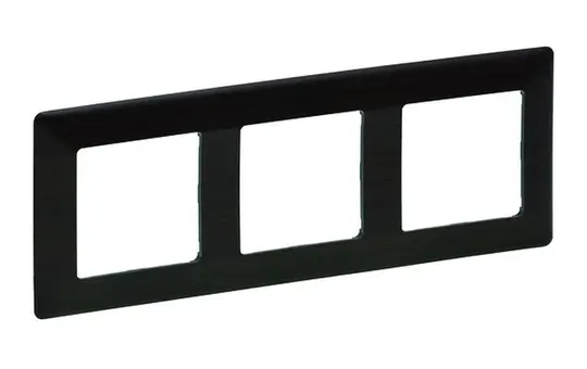 LEGRAND 754173 Abdeckrahmen Valena Life 3-fach | dark wood