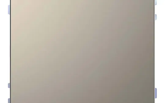 MERTEN MEG6185-6050 KNX-Tastsensor mit Temp. System Design 4-fach | nickelmetallic