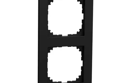 MERTEN MEG4020-3603 Abdeckrahmen M-Pure OceanPlastic 2-fach | schwarz matt