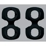 JUNG Montageplatte für Lautsprecherpolklemmen 