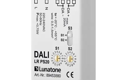 LUNATONE 89453880 DALI Leistungsreduzierung Standard
