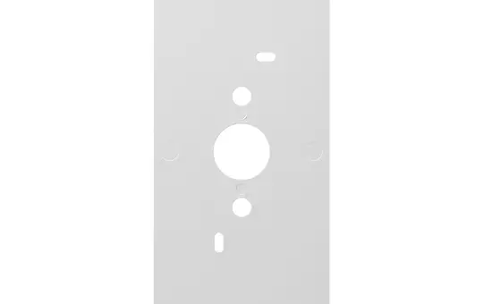 GIRA 125600 Montageadapterplatte für Wohnungsstation AP Standard