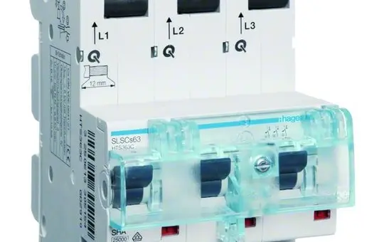 HAGER SLS-Schalter 3-polig Cs-Charakteristik 