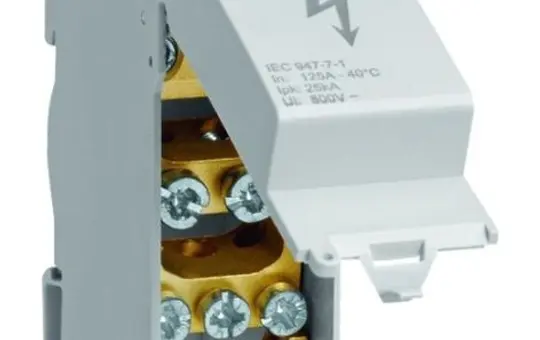 HAGER Verteilerblock für Mehrfachabgänge 